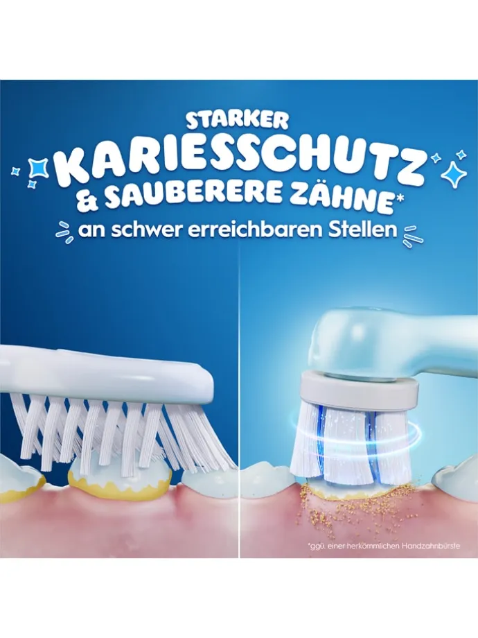 Elektryczna szczoteczka "iO Kids Stitch" w kolorze niebieskim