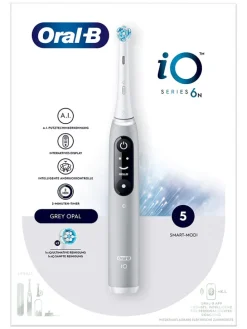 Elektryczna szczoteczka "iO Series 6" w kolorze jasnoszarym