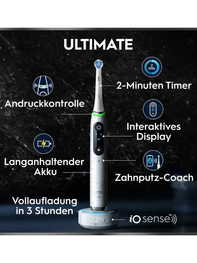 Elektryczna szczoteczka "iO Series 10" w kolorze białym