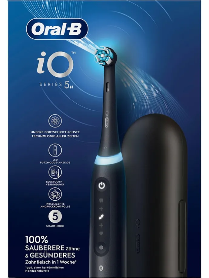 Elektryczna szczoteczka "iO Series 5" w kolorze czarnym