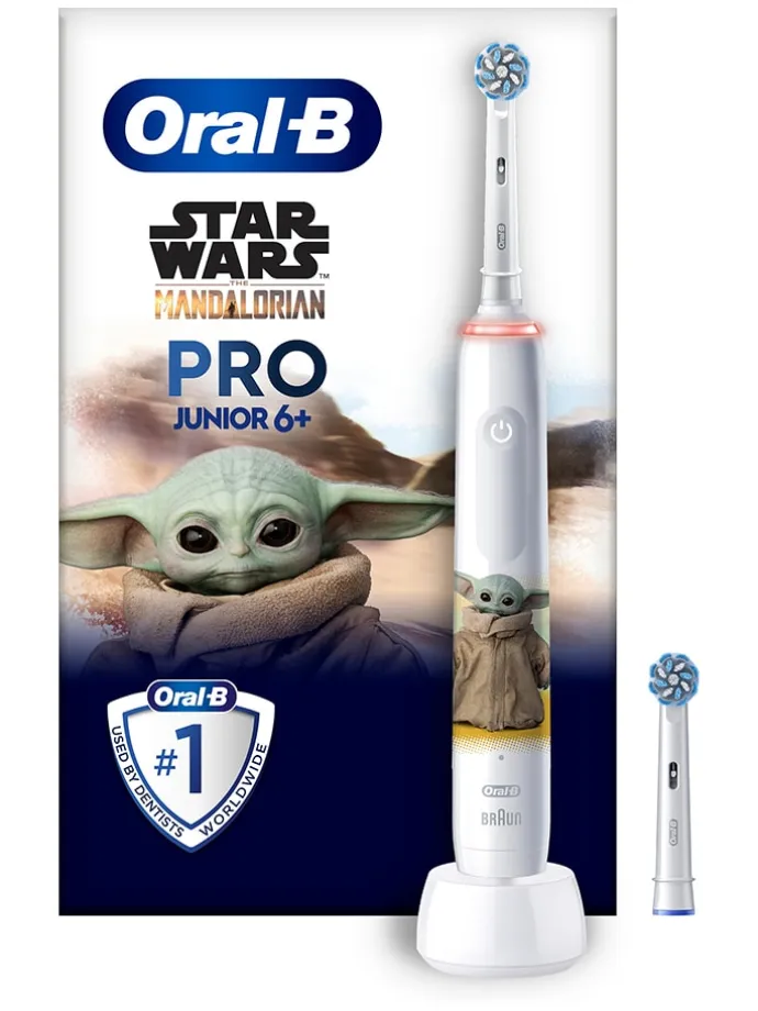 Elektryczna szczoteczka "Junior Pro Star Wars" w kolorze białym