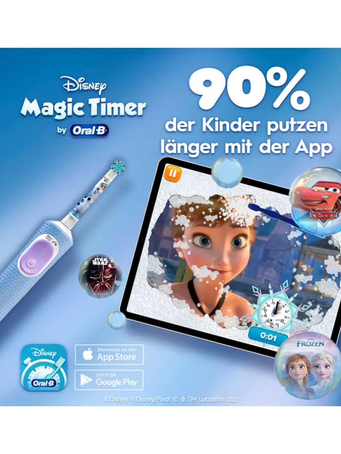 Elektryczna szczoteczka "Vitality Pro 103 Frozen" w kolorze błękitnym