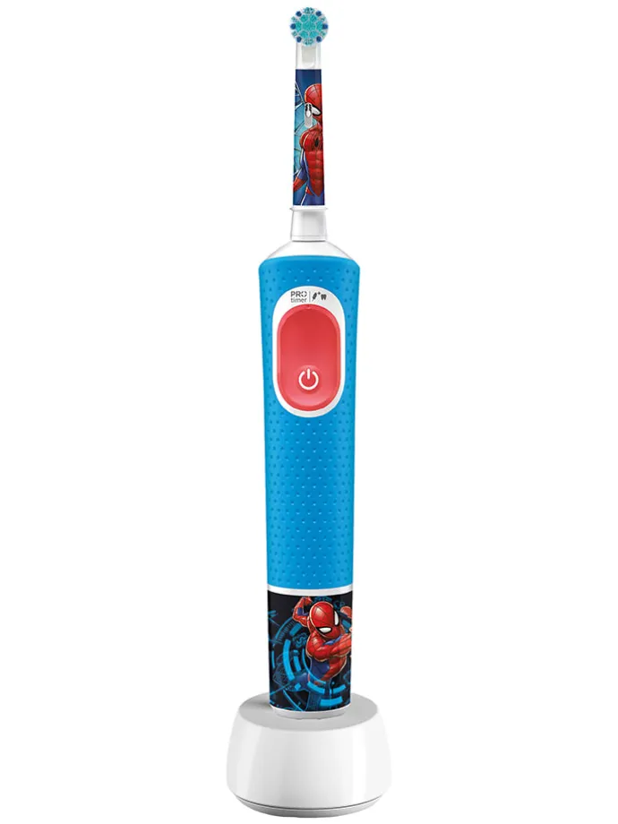 Elektryczna szczoteczka "Vitality Pro 103 Spiderman" w kolorze niebieskim