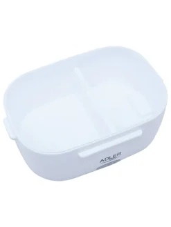 Elektryczny lunchbox "AD 4474" w kolorze szaro-białym - 1 l