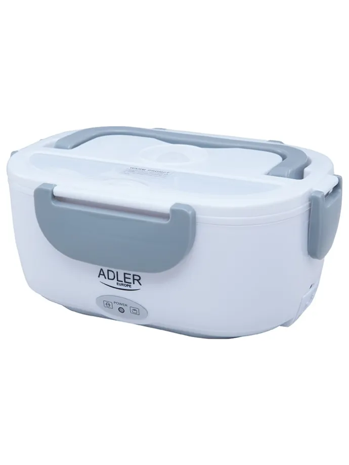 Elektryczny lunchbox "AD 4474" w kolorze szaro-białym - 1 l