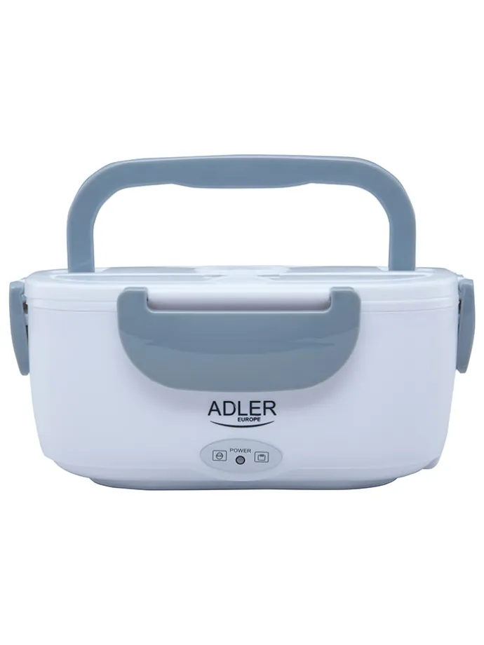 Elektryczny lunchbox "AD 4474" w kolorze szaro-białym - 1 l