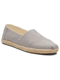 Espadryle w kolorze szarym