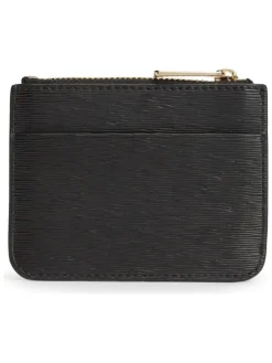 Etui w kolorze czarnym na karty - 10 x 8 cm