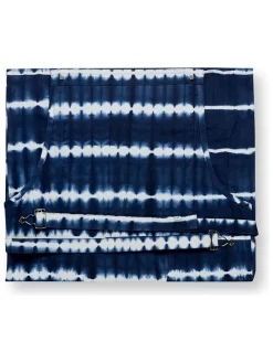 Fartuch kuchenny "Tie-Dye" w kolorze niebieskim - 110 x 66 cm