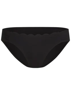 Figi bikini "Scallop" w kolorze czarnym