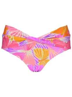 Figi bikini w kolorze fioletowo-pomarańczowym
