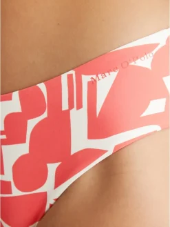 Figi bikini w kolorze różowo-kremowym