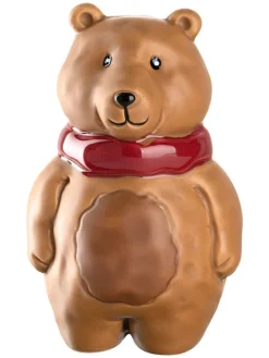 Figurka dekoracyjna "Autrntico" w kolorze jasnobrązowo-czerwonym - wys. 8,5 cm