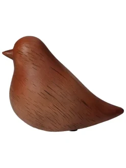 Figurka dekoracyjna "Bird" w kolorze jasnobrązowym - 10 x 8 x 6 cm