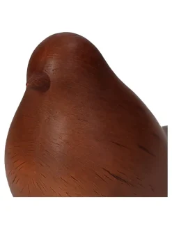 Figurka dekoracyjna "Bird" w kolorze brązowym - 11 x 8 x 15 cm