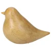 Figurka dekoracyjna "Bird" w kolorze beżowym - 14,5 x 11 x 7,7 cm