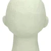 Figurka dekoracyjna "Head" w kolorze kremowym - 19 x 23 x 16 cm