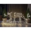 Figurka dekoracyjna LED "Atja" w kolorze ciepłej bieli - 92 x 64 cm