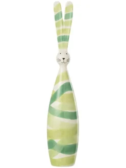 Figurka dekoracyjna w kolorze zielonym - wys. 36 x Ø 7 cm
