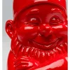 Figurka dekoracyjna "Zwerg" w kolorze czerwonym - wys. 21 cm