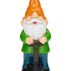 Figurka ogrodowa "Gnome" ze wzorem - 9,2 x 26,5 x 8,5 cm