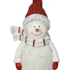 Figurka "Snowman" w kolorze białym na płot - 11,5 x 22 x 8 cm
