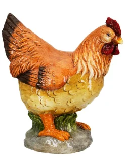 Figurki dekoracynje (2 szt.) "Harald & Heidi" ze wzorem - 29 x 36 x 16 cm