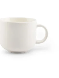 Filiżanki (4 szt.) "Nuo" w kolorze białym - 250 ml