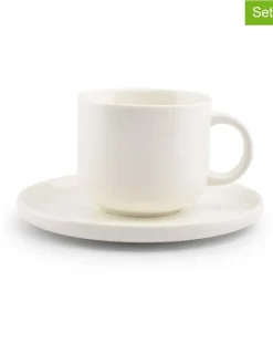 Filiżanki (4 szt.) "Nuo" w kolorze białym - 250 ml