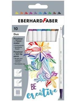 Flamastry (10 szt.) "Duo Fineliner"