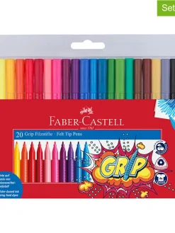 Flamastry (40 szt.) "Grip Colour"