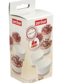 Foremki papierowe (400 szt.) w kolorze białym do muffinek
