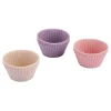 Foremki (12 szt.) w różnych kolorach do muffinek - wys. 5,7 x Ø 7 cm