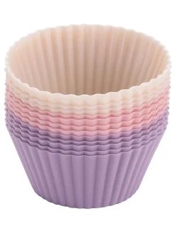 Foremki (12 szt.) w różnych kolorach do muffinek - wys. 5,7 x Ø 7 cm