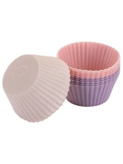 Foremki (12 szt.) w różnych kolorach do muffinek - wys. 5,7 x Ø 7 cm