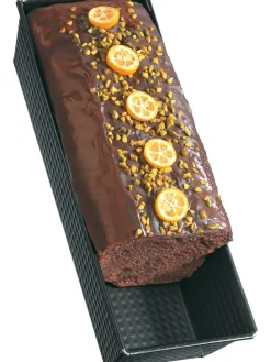 Forma "Black metallic" w kolorze czarnym do pieczenia - dł. 35 cm