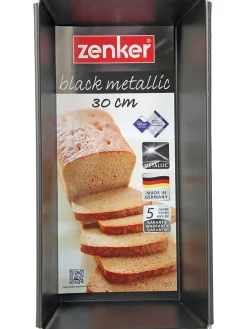 Forma "Black Metallic" w kolorze czarnym do pieczenia chleba - 30 x 16 cm