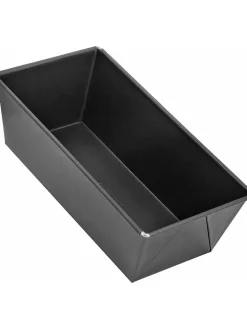 Forma "Black Metallic" w kolorze czarnym do pieczenia chleba - 30 x 16 cm