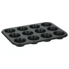 Forma w kolorze czarnym do muffinek - 26,5 x 35 cm