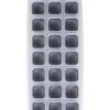 Forma w kolorze szarym do kostek lodu - 29,8 x 2,5 x 11,8 cm