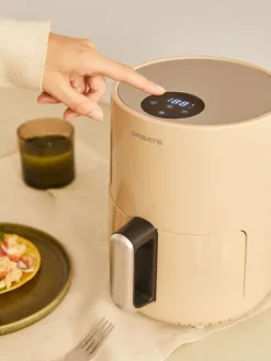 Frytkownica beztłuszczowa w kolorze beżowym - 1,5 l