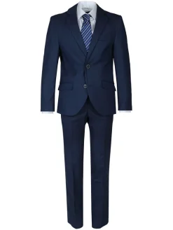 Garnitur - Regular fit - w kolorze granatowym