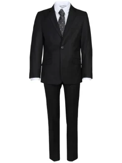 Garnitur - Regular fit - w kolorze czarnym