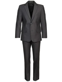 Garnitur - Slim fit - w kolorze antracytowym