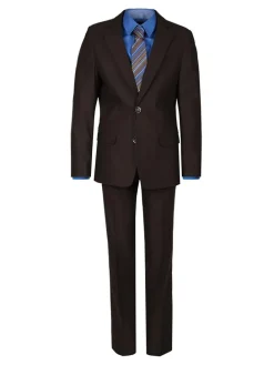 Garnitur - Slim fit - w kolorze brązowym