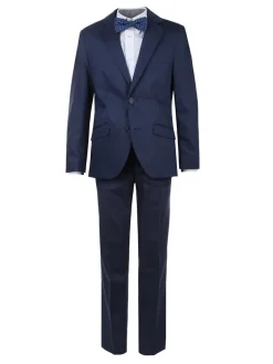 Garnitur - Slim fit - w kolorze granatowym