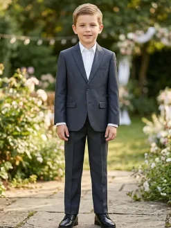 Garnitur - Slim fit - w kolorze granatowym