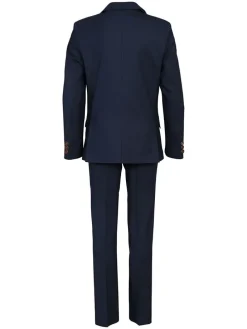 Garnitur - Slim fit - w kolorze granatowym