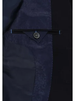 Garnitur - Slim fit - w kolorze granatowym