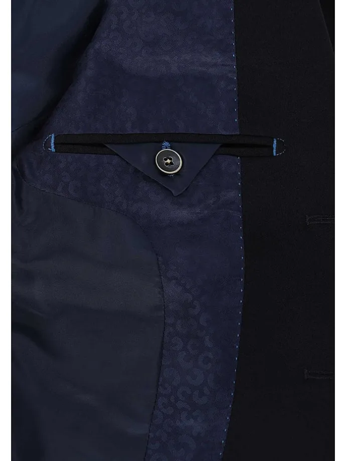 Garnitur - Slim fit - w kolorze granatowym